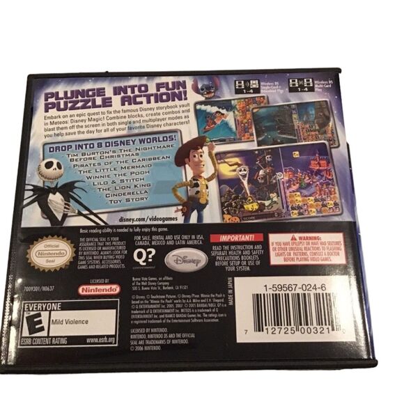 Meteos: Disney Magic (Nintendo DS, 2007) Complete - Picture 3 of 3